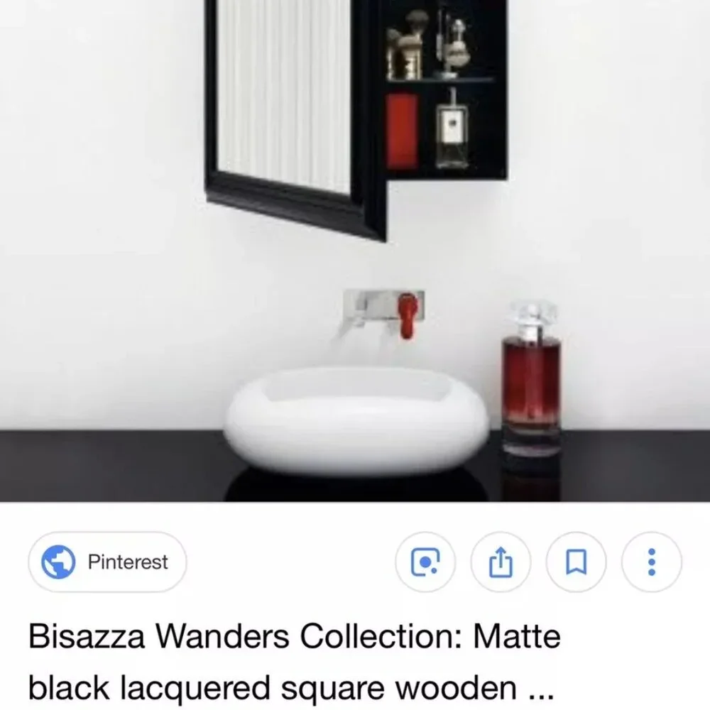 Bisazza Black Laque Medicine Cabinet $3200